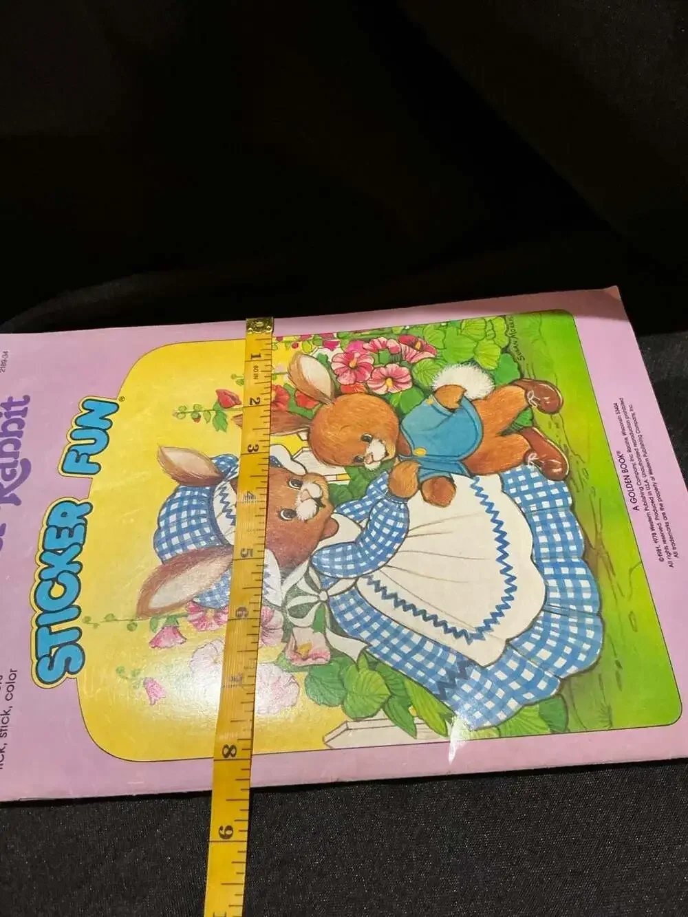 Golden Books The Tale of Peter Rabbit Sticker Fun Book Vintage 1981
